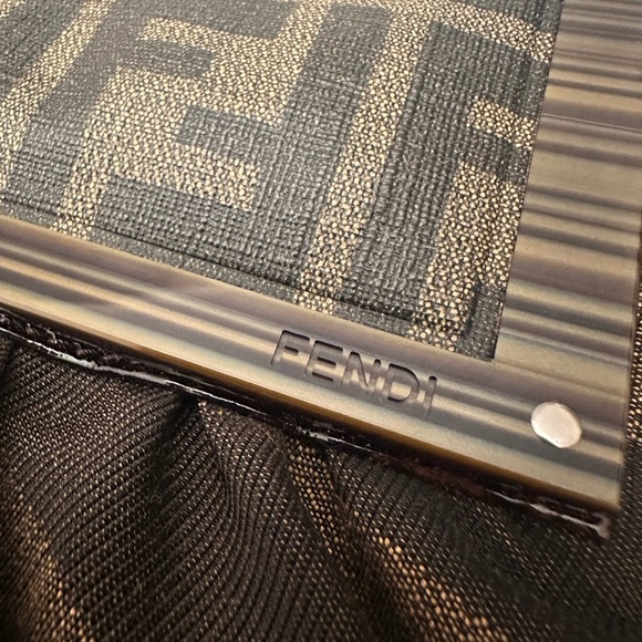 Vintage Fendi Tobacco Monogram 'To You' Convertible Clutch - Picture 10 of 15